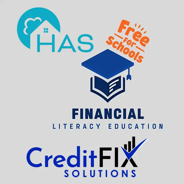 FLE and HAS logo